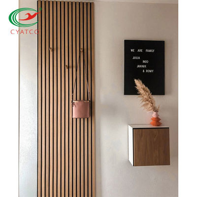 Karbowane ścienne drewniane panele akustyczne Bezzapachowe Multiscene 600x1200mm