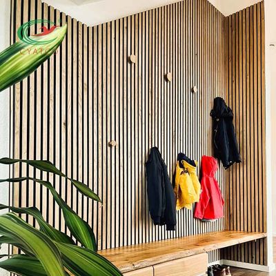 Odporne na pleśń karbowane drewniane panele akustyczne Wall Stable Multiscene