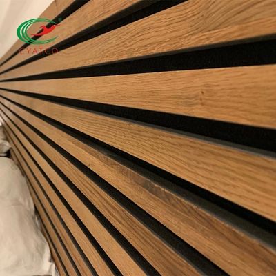 Grubość 21 mm Drewniane panele akustyczne Odporne na wilgoć Pochłanianie dźwięku
