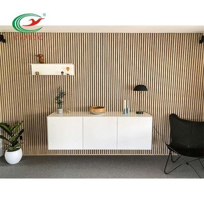 Odporne na pleśń karbowane drewniane panele akustyczne Wall Stable Multiscene