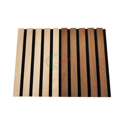 Poliestrowy drewniany dźwiękochłonny panel akustyczny 2400x600mm Izolacja cieplna