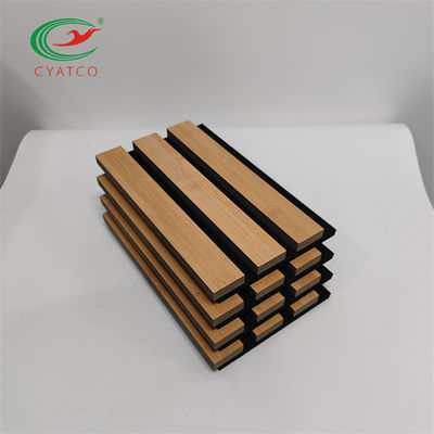 Ognioodporny panel drewniany MDF Fornir 3D PET Kompozyt pochłaniający dźwięk