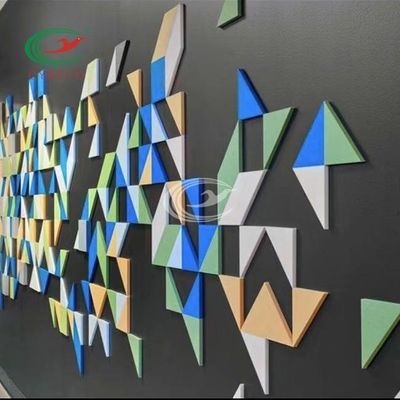 Wewnętrzne trójkątne panele dźwiękochłonne, panele ścienne z redukcją szumów Multiscene