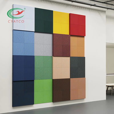 ODM Square Fibre Acoustic Sound Tiles Bez smaku do ściany biurowej