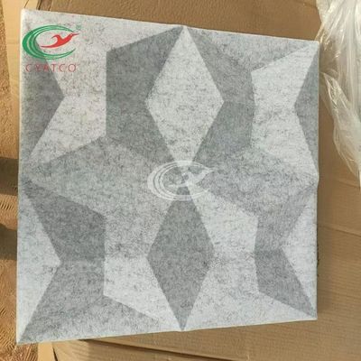 Panel akustyczny z poliestru diamentowego 3D, odporny na pleśń, bezwonny
