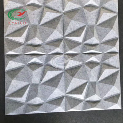 Panel akustyczny z poliestru diamentowego 3D, odporny na pleśń, bezwonny