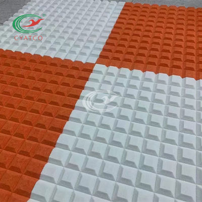 Panel akustyczny z teksturowanego włókna poliestrowego Cube 3D Dźwiękoszczelny dla KTV