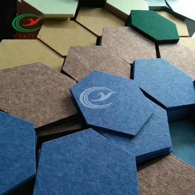 Panele akustyczne Cinema Indoor Hexagon Eco Friendly Izolacja cieplna
