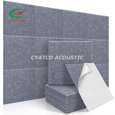 CYATCO 12&quot;X 12&quot; kwadratowy panel ścienny z włókien włókienniczych Panele piankowe przeciwdźwiękowe Łatwe do cięcia Rozmiar